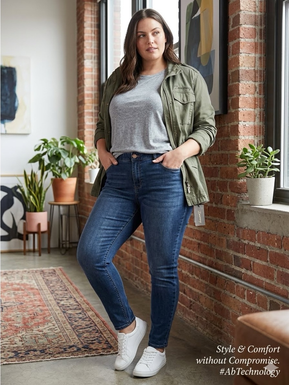 Democracy “Ab” Technology Classic Women's Dark Blue Jeans